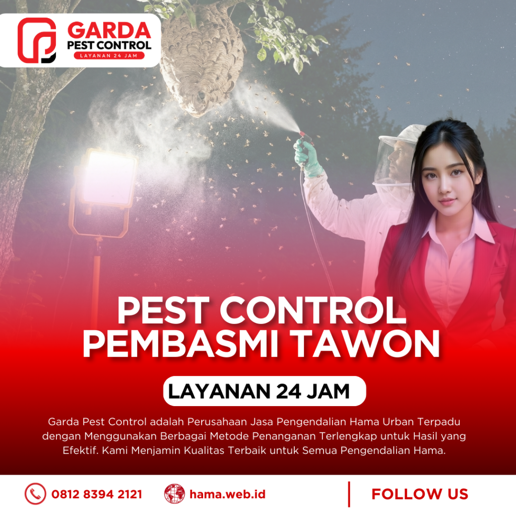 Spesialis Pembasmi Tawon Vespa & Lebah Madu Bandung – Tanpa Resiko Sengatan