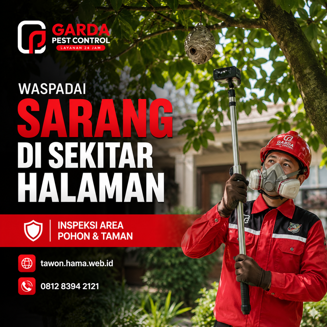 Jasa Pembasmi Tawon Sidoarjo