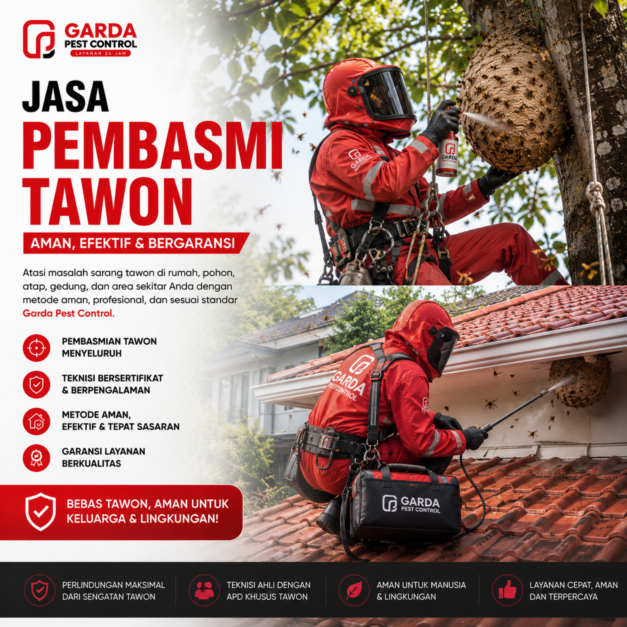 Ahli Pembasmi Tawon di Sukoharjo: Penanganan Sarang Tawon yang Profesional dan Tepat